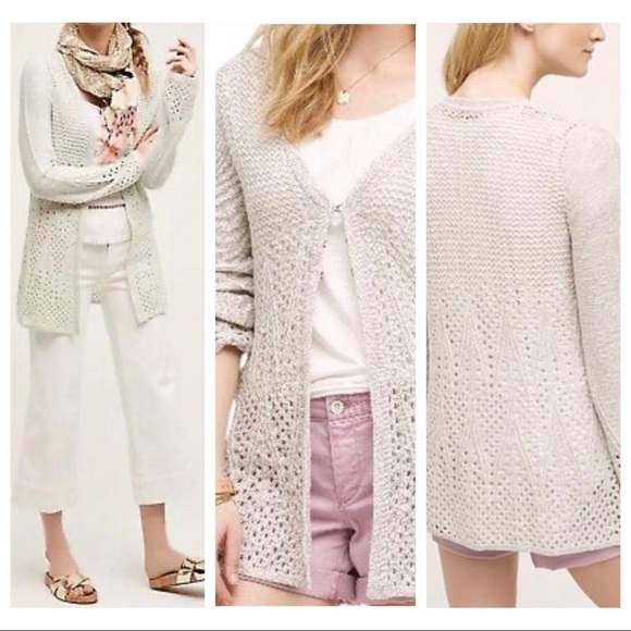 Anthro Knitted & Knotted Bella Cardigan SZ M - Picture 2 of 8